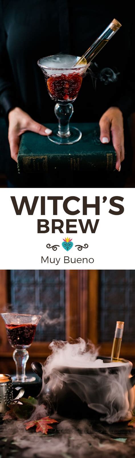 Magical sorceress concocting brew